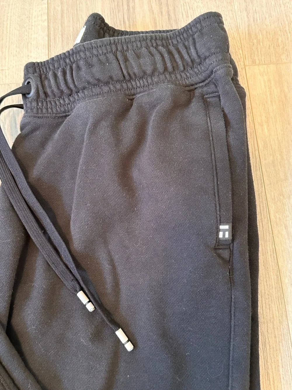 Tommy John Black Track Pants Joggers - Picture 2 of 3